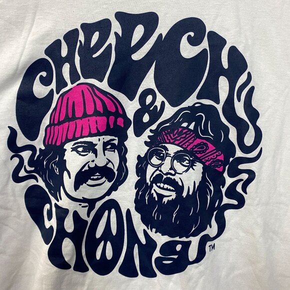 Cheech & Chong Abstract Duo Graphic T-Shirt Small - Picture 2 of 4